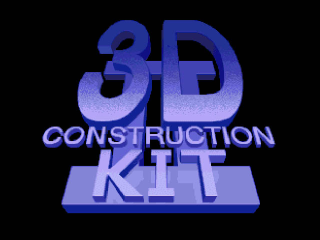 3D Construction Kit 2.0 title screen for Amiga